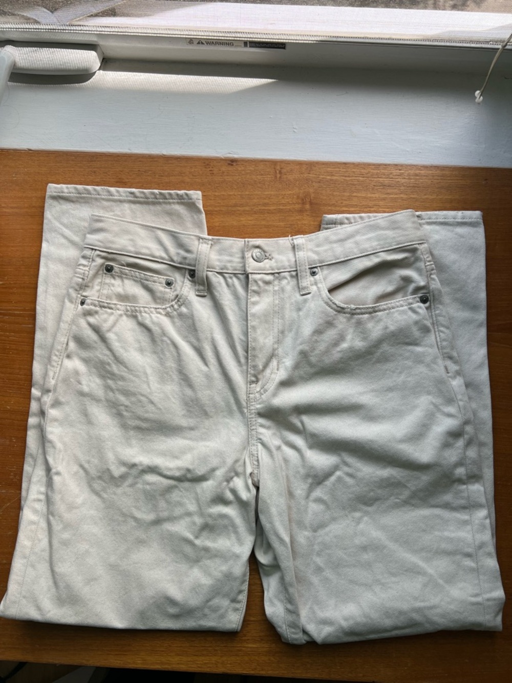 J crew beige jeans